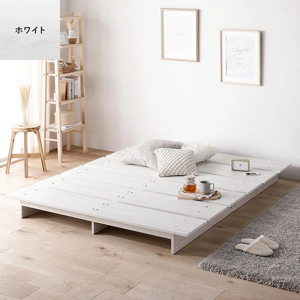 ステージベッド コンセント付き ホワイト