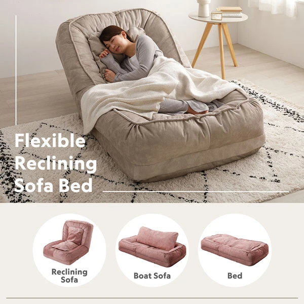 Flexible Reclining Sofa Bed（Reclining Sofa / Boat Sofa / Bed）