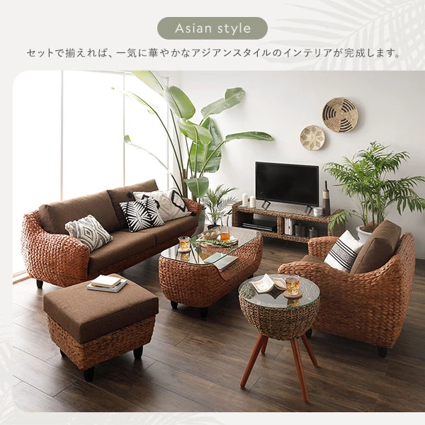 セットで揃えれば 、 一気に華やかなアジアンスタイルのインテリアが完成します。