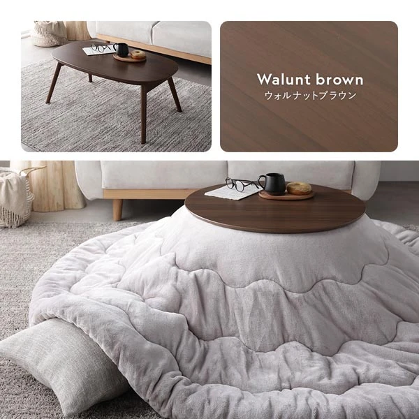 カラーバリエーション テーブル：ナチュラル×こたつ掛け布団