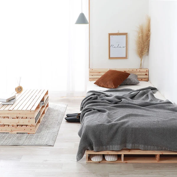 日本製 ひのき パレットベッド