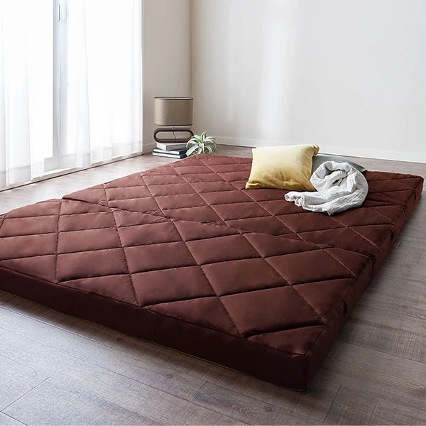 ファミリータイプマットレス 単身サイズ 使用イメージ（ブラウン）