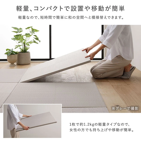 軽量 、 コンパクトで設置や移動が簡単