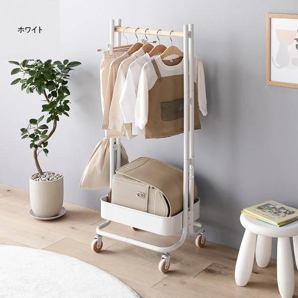 キッズハンガーラック ・ ホワイト