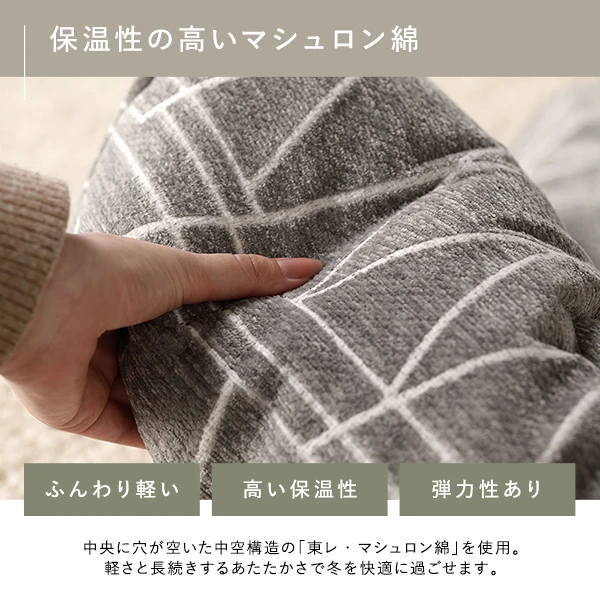 保温性の高いマシュロン綿