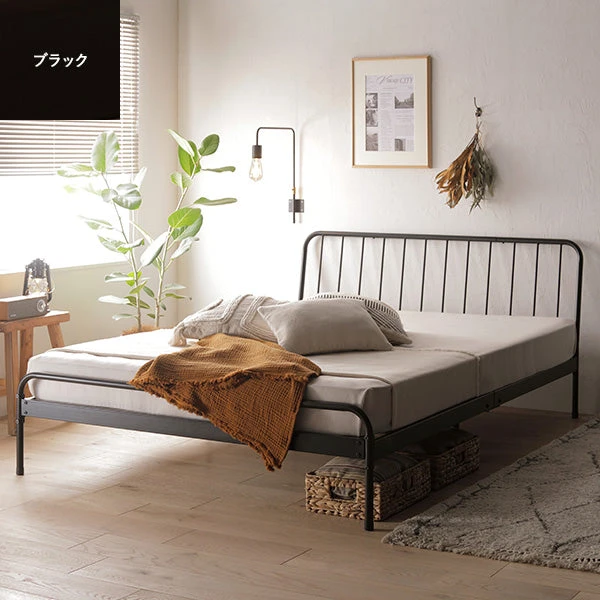 アイアンベッド ブラック