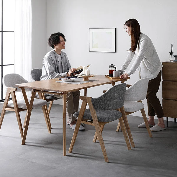 ダイニングセット 幅140cmテーブル チェア完成品 4脚セット