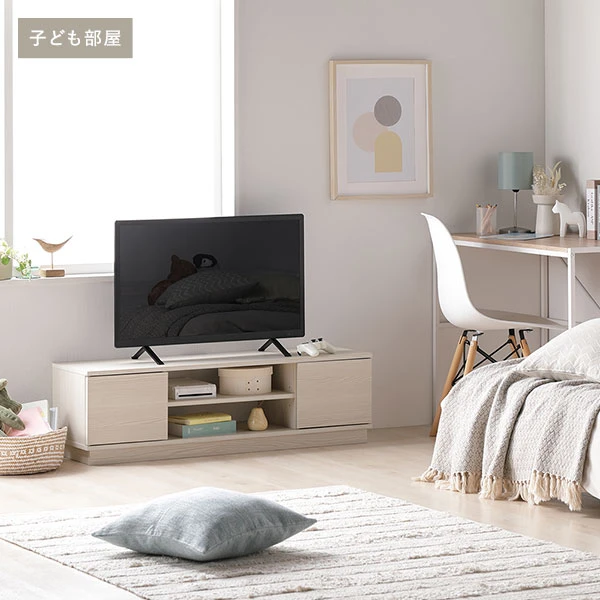 シンプルだからどんな空間にも馴染む ・ 子ども部屋使用イメージ