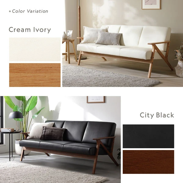 カラーバリエーションは2色。シティブラック / クリームアイボリー