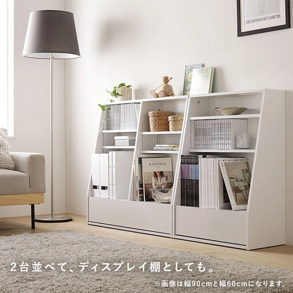2台並べて 、 ディスプレイ棚としても。