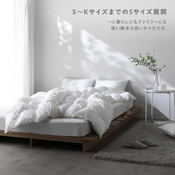 S〜Kサイズまでの5サイズ展開