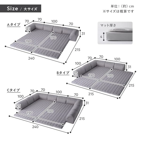 サイズ（大）